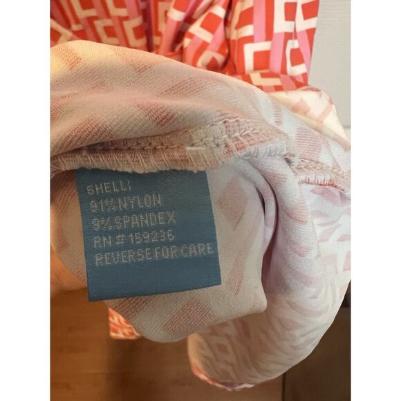 J. McLaughlin Dolly Catalina Cloth Dress Large Pink Salmon Sleeveless Coastal - Picture 7 of 8